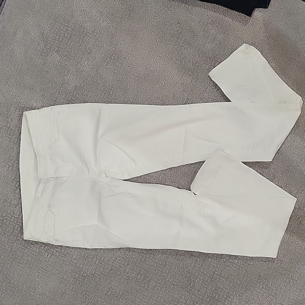 7 for all mankind white skinny jeans